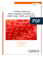 HACCP & GMP Audit Checklist