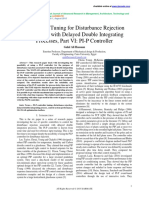 Controller Tuning for Disturbance Rejection Associated with Delayed Double Integrating Processes, Part VI