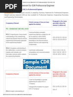 Download Sample Summary Statement for CDR Professional Engineer _ Review My CDR by Ramin Shab SN321018203 doc pdf