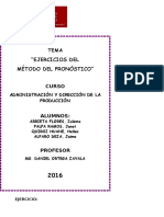 Trabajo Pronosticos I