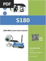 S180 MMS Camera Alarm System User Manual PDF