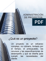 Administracion de Proyectos