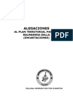 Alegaciones Al Plan Territorial Parcial Balmaseda-Zalla Encartaciones