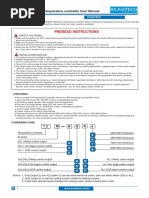 Manual Controlador de Temperatura TCM Scantech SERIES