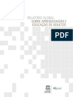 Relatório Global Aprendizagem Educação Jovens e Adultos