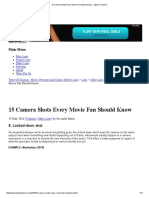 15 Camera Shots Every Movie Fan Should Know Taste of Cinem PDF