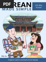 Korean Language Course Book Units Alphabet English Language