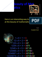 The Beauty of Mat Hematics: Here Is An Interesting Way To Look at The Beauty of Mathematics
