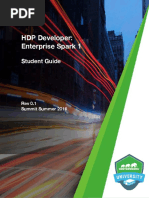 HDPDeveloper EnterpriseSpark1 StudentGuide