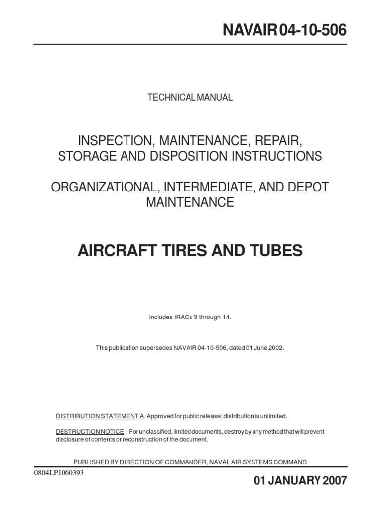 Navair 04 10 506 Tire Science