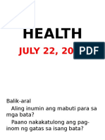 HEALTH July 21