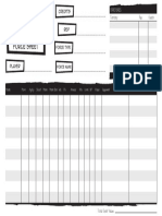 Roster Force Sheet: Credits