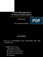Initial Management: of Massive Burned Patients