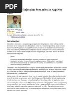 Dependency Injection Scenarios in ASP.net Mvc