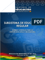 RM 001_2016 Subsistema de Educación Regular