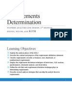 Requirements Determination: Systems Analysis and Design, 6 Edition Dennis, Wixom, and