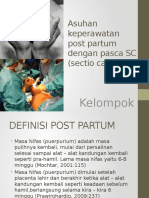 Askep Post Partum Dengan SC (Sectio Caesaria