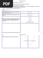 Graphing Parabolas in Vertex Form