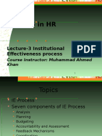 Lecture - 3 Institutional Effectiveness Process