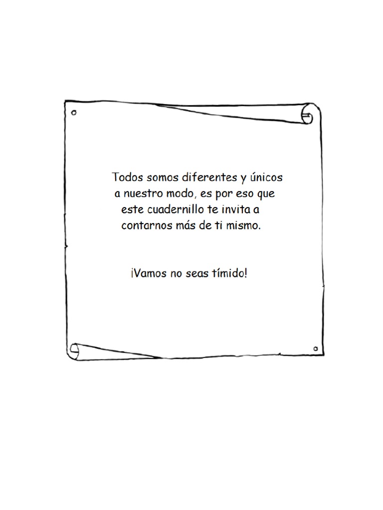 Cuadernillo De Autoconocimiento Pdf