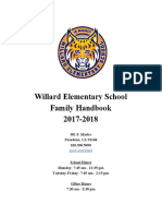 2017-2018 Willard Elementary Family Handbook