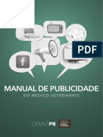 Manual de Publicidade Do m Dico Veterin Rio Crmv Pr