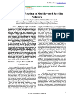 Intelligent Routing in Multilayered Satellite Network