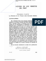 Guillermo Lohmann Villena Las Relaciones de Los Virreyes Del Peru PDF