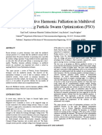 Review On Selective Harmonic Palliation in Multilevel Inverter by Using Particle Swarm Optimization (PSO)