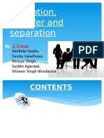 Sankalp Promotion Transfer and Separation