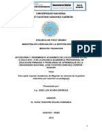 Tesis Maestria Autoestima y Rendimiento Academico PDF