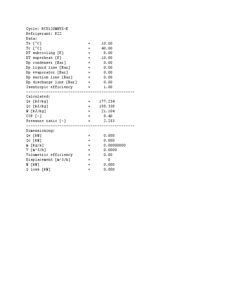 Rcu120whyz-E WC r22 PH Diagram 130816 | PDF | Gases | Mechanical ...