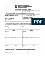 Coursework'S Feedback Form: Nstitut Pendidikan Guru Kampus Tengku Ampuan Afzan Kuala Lipis, Pahang