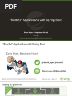 Bootiful Applications With Spring Boot