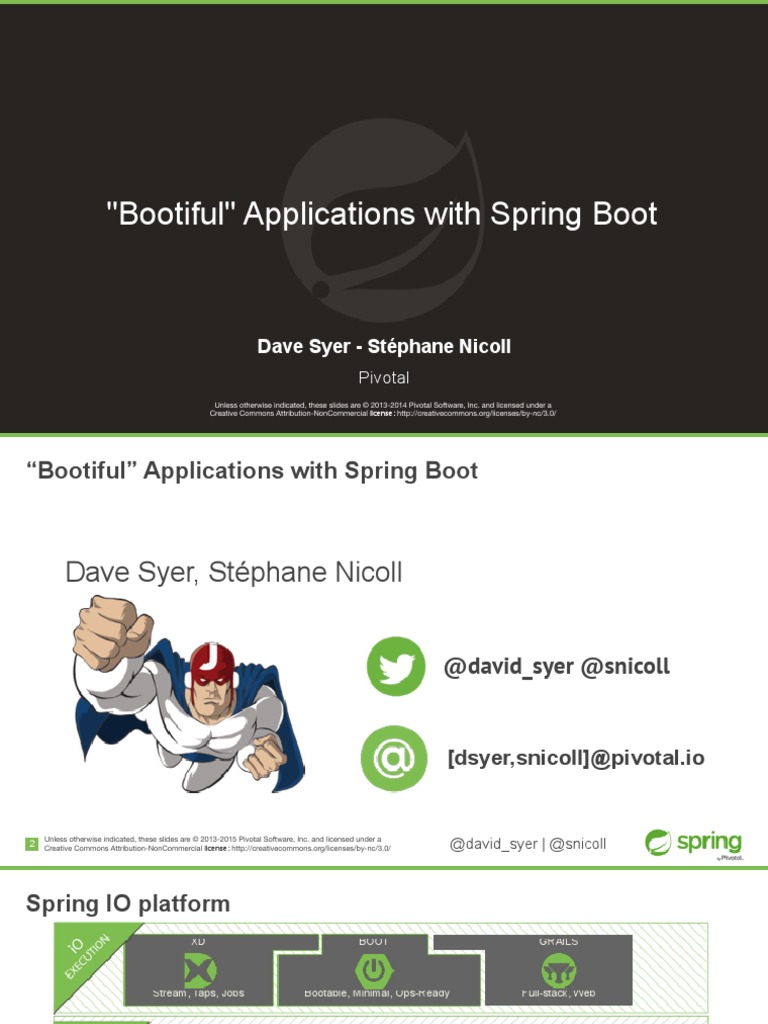 Bootiful Applications With Spring Boot | Download Free PDF | Java ...