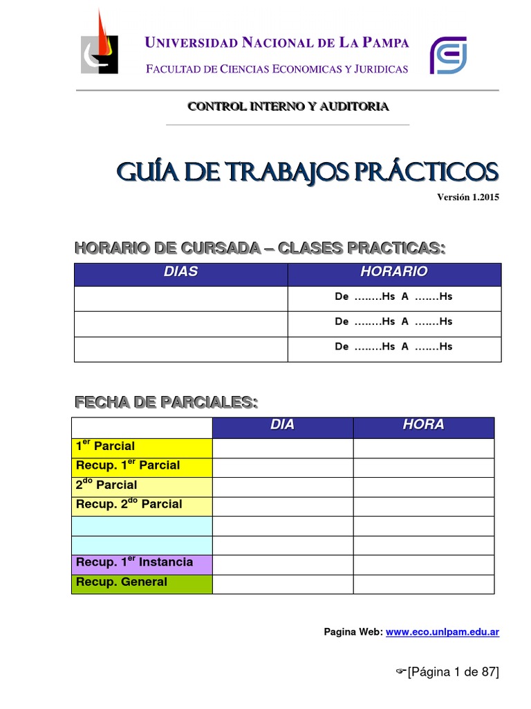 Guía Práctica de Control Interno y Auditoría | PDF | Bancos | Cheque
