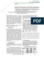 Improved Mechanical Properties and Microstructure of Mechanical Vibration Mold during Solidification