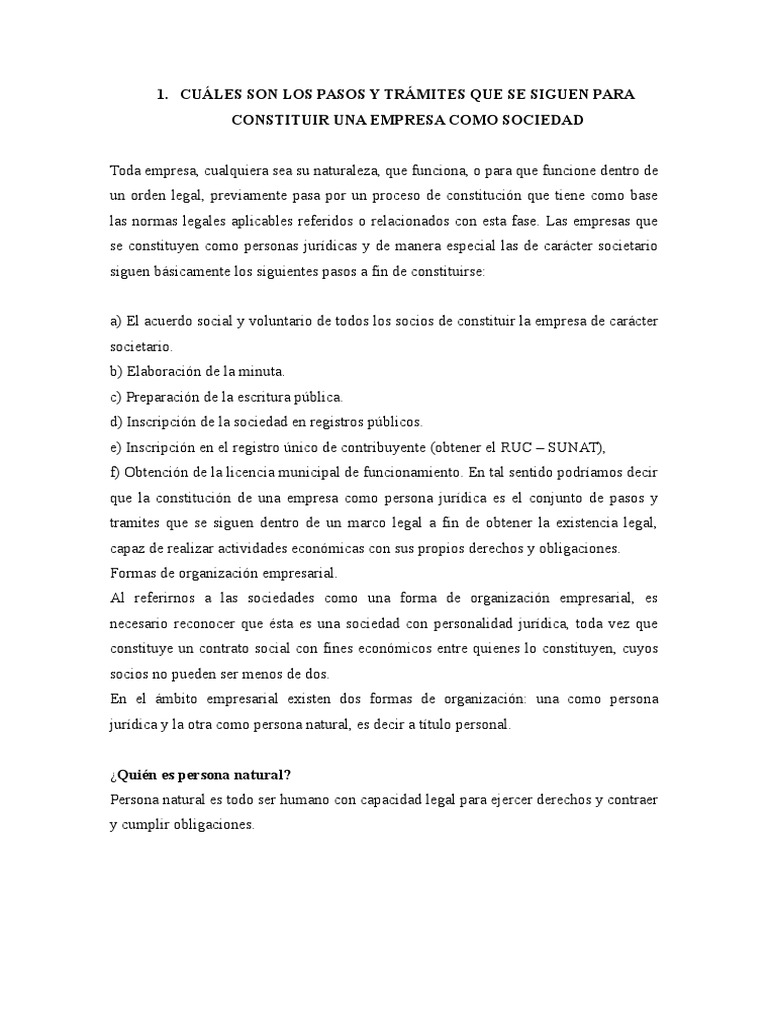 Pasos para elaborar una escritura publica