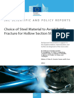 Choice of Steel Material To Avoid Brittle Fracture For Hollow Section Structures