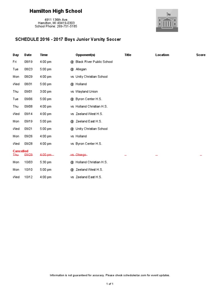 Schedule Star Schedule | PDF