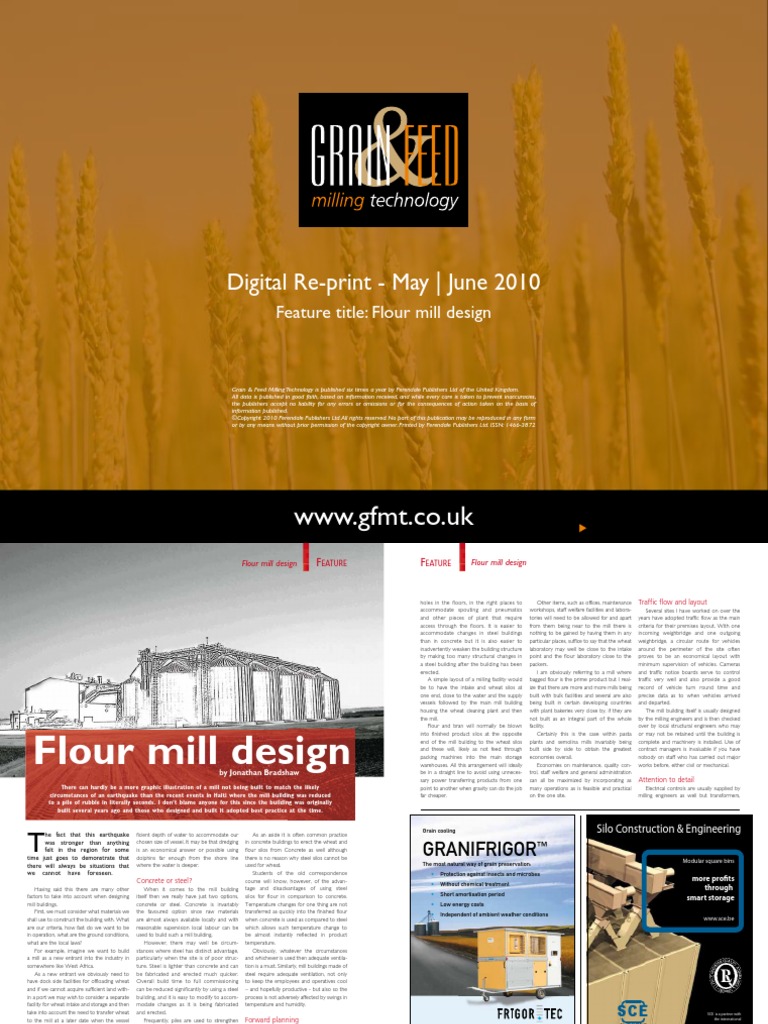 Flour Mill Design PDF Flour Concrete