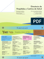 Directorio de Hospitales y Centros de Salud del Distrito Federal