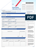 Pph1Vfsfaf : Variable Life Policy Fund Switch and Change in Fund Allocation Form