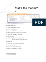 What S The Matter?: Grammar Focus