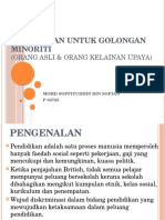 Documents - Tips - Pendidikan Untuk Golongan Minoriti