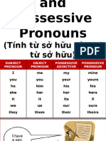 Possessive Adjectives and Possessive Pronouns