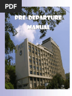 Pre Departure Manual 2015