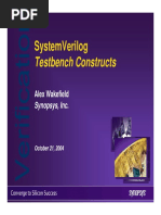 01 SystemVerilog Testbench Constructs