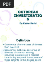 Download OUTBREAK INVESTIGATION PPT by kedar karki SN3211208 doc pdf