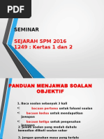 Teknik Menjawab Sejarah SPM